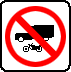 These Vehicles Prohibited