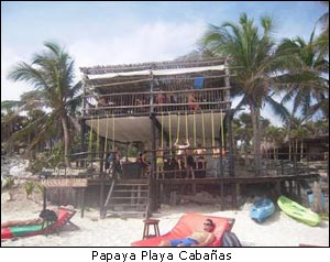 Papaya Playa Cabanas Tulum Mexico