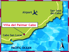Villa del Palmar Beach Resort and Spa Map
