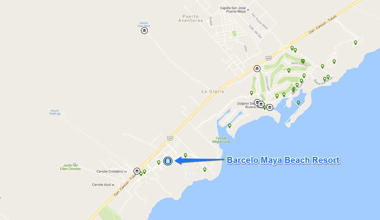 Barcelo-Maya-Beach-location-map